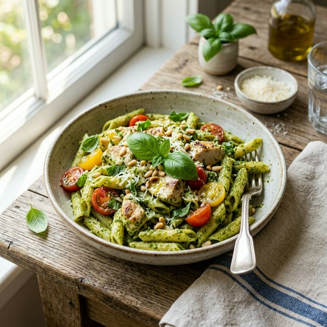 Pesto Chicken Pasta